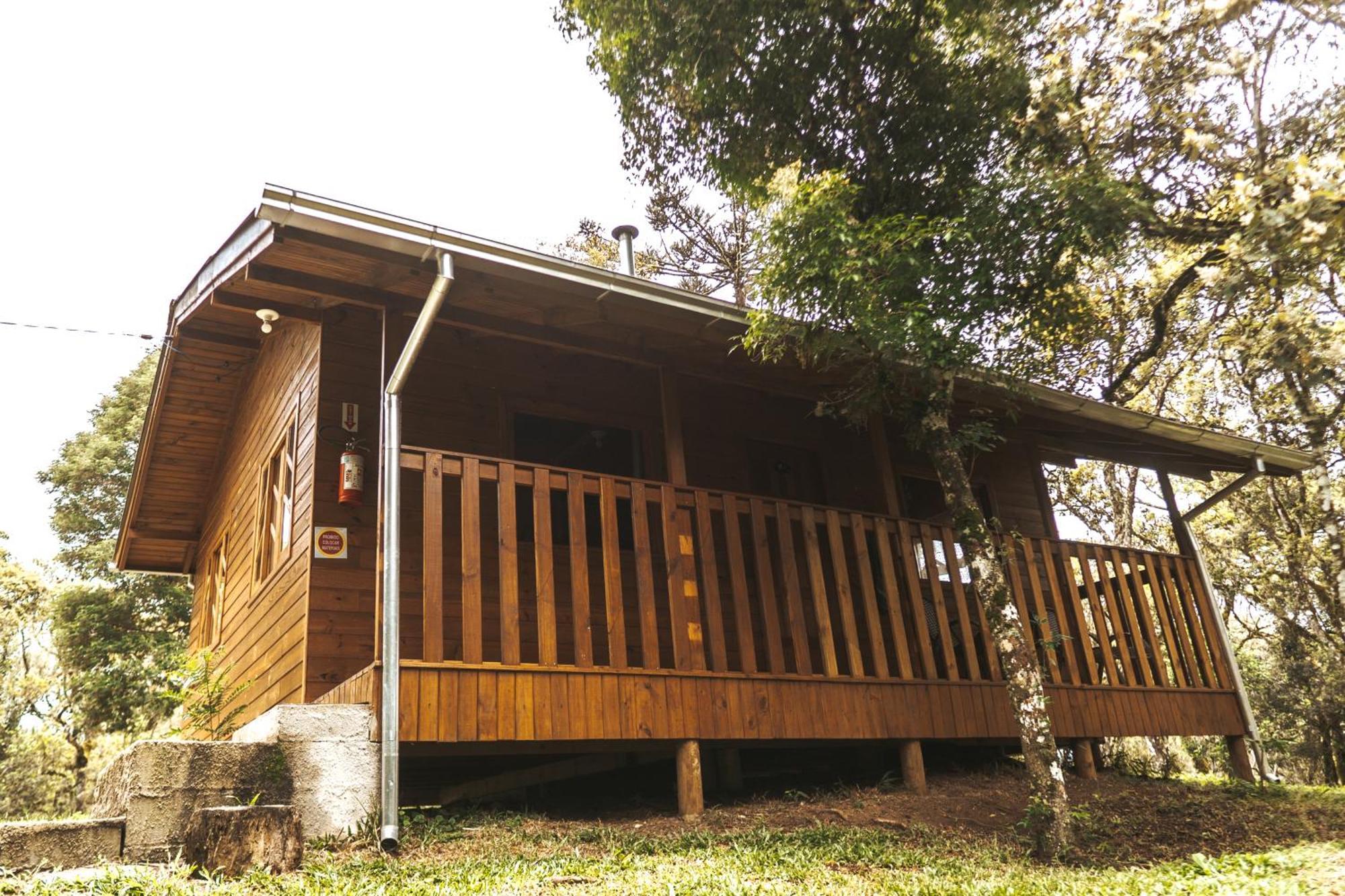 Pousada Recanto Do Lobo Chales Em Urubici Exterior photo